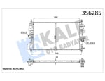 RADYATÖR OPEL ASTRA J 1.6/1.7CDTI 09=> CASCADA 2.0 CDTI 12=> ZAFIRA 1.6/2.0CDTI 11=> - CHEVROLET CRUZE 1.7D 12=> (MT) [26MM] AL/BRZ