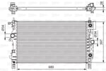 RADYATÖR OPEL ASTRA, ZAFIRA, CRUZE 1.4/1.8 11-16 A