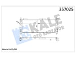 RADYATÖR OPEL CORSA B COMBO TIGRA 1.2I 1.4I 1.4I/1 .6I 16V 93=> (AT) (AC) [32MM] AL/MKNK