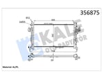 RADYATÖR OPEL CORSA C COMBO TIGRA 1.3/1.7 CDTI 03= > (MT) (AC) [23MM] AL/MKNK