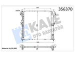 RADYATÖR SSANGYONG ACTYON KYRON 2.0XDI 2.3 05=> (M T) [26MM] AL/BRZ