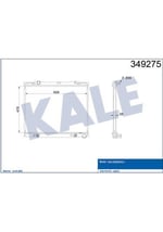 RADYATÖR SU KIA SORENTO 03-06 26mm A-T BRAZING