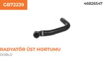 RADYATÖR ÜST HORTUMU FIAT DOBLO 1.9 JTD 00..> 4682