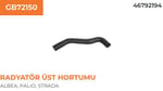 RADYATÖR ÜST HORTUMU FIAT PALIO 1,2-8V-16V-1,6-16V