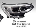 RENAULT MEGANE IV 2017- FAR JOY MODEL LEDLİ KROM ÇERÇEVELİ MOTORLU SAĞ 260106827R