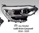 RENAULT MEGANE IV 2017- FAR JOY MODEL LEDLİ KROM ÇERÇEVELİ MANUEL SOL 260605154R 046917