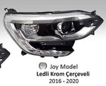 RENAULT MEGANE IV 2017- FAR JOY MODEL LEDLİ KROM ÇERÇEVELİ MANUEL SAĞ 260106827R VALEO 046917