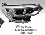 RENAULT MEGANE IV 2017- FAR JOY MODEL LEDLİ KROM ÇERÇEVELİ MOTORLU SOL 260605154R
