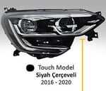 RENAULT MEGANE IV 2017- FAR TOUCH MODEL SİYAH ÇERÇEVELİ MOTORLU SOL VALEO 046922