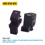 SAĞ KROMLU CAM DÜĞMESİ 4 PİN BORA GOLF PASSAT YM OEM: 18G 959 859A