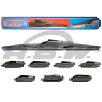 SİLECEK SÜPÜRGESİ PLASTİK MULTI-FIT 8 ADAPTÖRLÜ ARKA 13 İNCH 330 MM