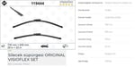 SILGI SÜPÜRGESI SWF VISIOFLEx FLAT BLADE 2 ADET TAKIM 730 + 630 MM CMAX II 10> 
