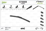 SILGI SÜPÜRGESI VALEO FIRST MULTICONNECTION FLAT BLADE VFB65 1 ADET 650 MM 