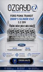 SİLİNDİR KAPAĞI FORD PUMA TRANSIT 200 HP 5 SİLİNDİ R V347 3.2 20V