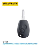 SND AÇMA KAPAMA 2 TUŞLU ANAHTARLI RENAULT TİP