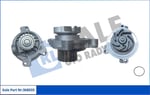 SU POMPASI AUDİ 100 A6 2.5TDI 95<97 VOLVO S70 S80 I V70 I V70 II 2.5TDI 90<98 850 2.5TDI 95<96 940 940 II 960 2.4TD 90<94 VOLKSWAGEN LT TRANSPORTER V 2.4D 2.5TDI 95<03 (18 DİŞLİ) SU POMPASI 18 DİŞLİ 08010217 A178