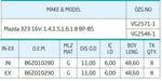SUBAP GAYDI PİK MAZDA 323 16V. 1.4,1.5,1.6.1.8 BP- B5