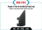 TAMPON ARKA SAĞ ÜST PARÇA KANGOO III 08> ÇIFT KAPI
