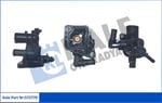 TERMOSTAT ALFA ROMEO MITO 1.3MTJ 09<18 PEUGEOT BIPPER 1.3HDI 75 10=> CİTROEN NEMO 1.3HDI 75 10=> FİAT 500 DOBLO EGEA FIORINO PANDA PUNTO QUBO 1.3DMTJ 09=> LANCIA YPSILON 1.3DMTJ 11<18 OPEL COMBO 1.3CDTI 12=> (88 °C) PLASTİK GÖVDELİ KOMPLE TERMOSTAT (88 °C