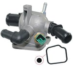 TERMOSTAT KOMPLE DOBLO-FIORINO-LINEA-PUNTO-CORSA D-ASTRA H-COMBO 1.3JTD-CDTİ  (88c)