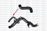 TURBO HORTUMU KUCUK (25mm) PLASTIK PARCA HARIC EGEA 1,4 / 1,6