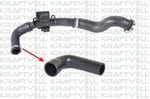 TURBO HORTUMU KUCUK PLASTIK BORU HARIC KANGOO II 1,5DCI 85 105 HP KWOB