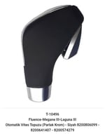 VİTES TOPUZU SİYAH OTOMATİK FLUENCE MAGANE LAGUNA