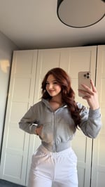 Alya Crop Hırka Gri