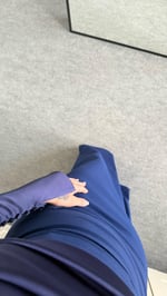 Alya Saten Kollu Abiye Lacivert