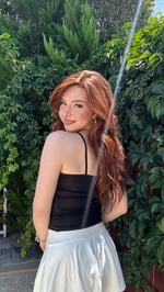 Askılı Kurdele Crop Siyah 