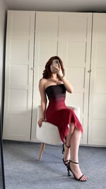 Aura Elbise Bordo