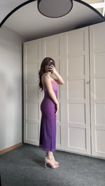 Aura Elbise Mor 