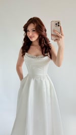 Aurora Abiye Beyaz