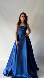 Aurora Abiye Saks Mavisi