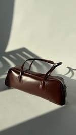 Baget Oversize Çanta Kahverengi