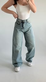 Baggy Balon Pantolon Açık Mavi