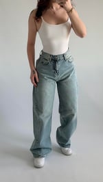 Baggy Balon Pantolon Açık Mavi