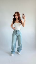 Baggy Balon Pantolon Açık Mavi