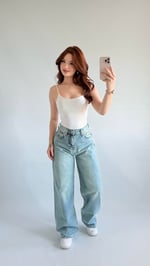 Baggy Balon Pantolon Açık Mavi