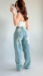 Baggy Balon Pantolon Açık Mavi