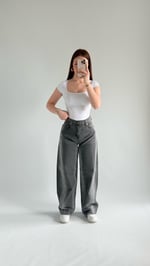 Baggy Balon Pantolon Füme