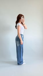 Baggy Balon Pantolon Koyu Mavi