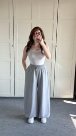 Baggy Bol Lastik Paça Eşofman Gri