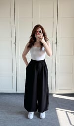 Baggy Bol Lastik Paça Eşofman Siyah