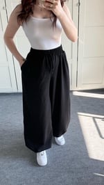 Baggy Bol Lastik Paça Eşofman Siyah