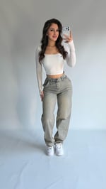 Baggy Scatter Pantolon Eskitme