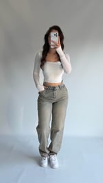 Baggy Scatter Pantolon Eskitme