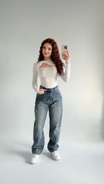 Baggy Vintage Çift Kemer Pantolon