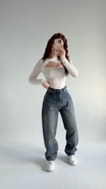Baggy Vintage Çift Kemer Pantolon