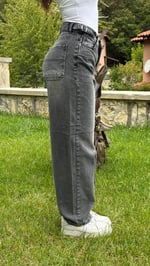 Baggy Viral Jeans Çift Kemer Timmy